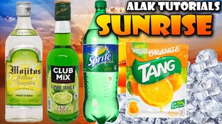 SUNRISE MIX! TEQUILA + TANG ORANGE + SPITE & LIME JUICE Pinoy Cocktail | Alak Tutorials 299