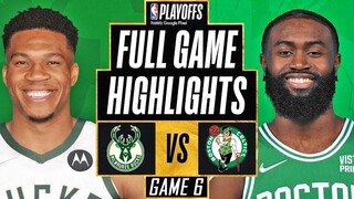 MILWAUKEE BUCKS vs BOSTON CELTICS FULL GAME 6 HIGHLIGHTS | 2021-22 NBA Playoffs Game 6 NBA 2K22