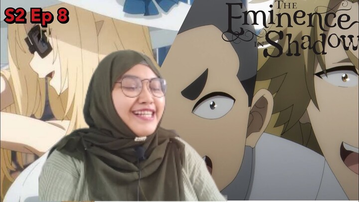 ONSEN TIME ☺️ | The Eminence In Shadow Season 2 Episode 8 REACTION INDONESIA