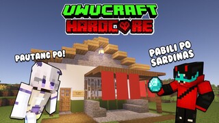 UWUCRAFT #3 - UNANG SHOP 😍 SARI SARI STORE | Minecraft Hardcore