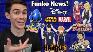 Funko News: Leaked Funko Pop Lists | Seven Deadly Sins | Haikyuu | Black Clover | Marvel | Star Wars