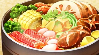 "Anime Gourmet" Ikan Bakar VS Hot Pot, Mau Pilih Yang Mana Malam Ini?