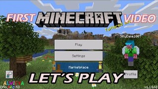 MY FIRST MINECRAFT VIDEO