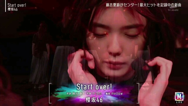 Sakurazaka46 - Start Over! @Music Station Live 2hr sp