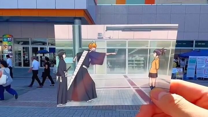 The scenes that appear in BLEACH in reality
