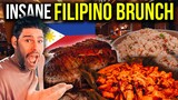 LECHON and ADOBO for BREAKFAST?! INSANE FILIPINO Brunch BUFFET in CEBU CITY