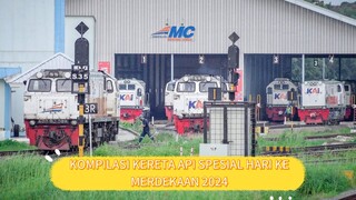 Kompilasi kereta api spesial kemerdekaan 2024