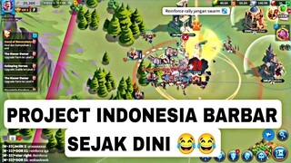 project indonesia barbar sejak dini 😂?? keseruan war project blacks rose