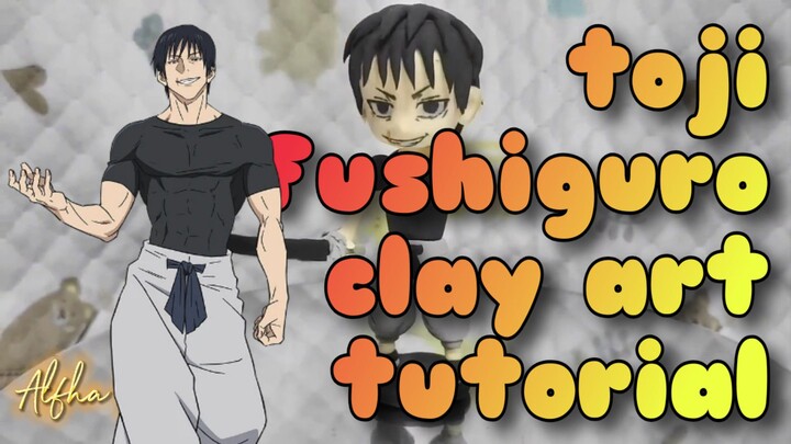 Toji Fushiguro [chibi] Clay art tutorial.