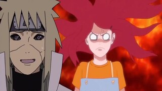 Melihat tindakan Sakura terhadap Naruto, Minato teringat Uzumaki Kushina. Itu berseru, bersikap baik