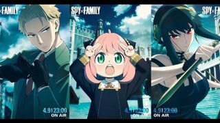 SPYxFAMILY, Loid Forger, Anya, Yor><✌😍