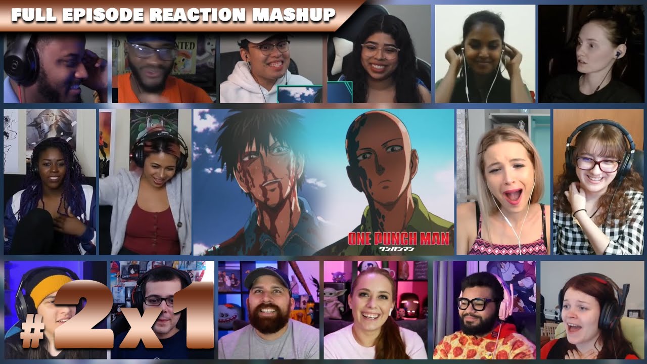 REACT ONE PUNCH MAN EPISÓDIO 2 TEMPORADA 2 DUBLADO