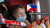 1st Time on Plane | Traveling Philippines | The Armstrong Family Vacation