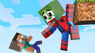 Monster School : Spider-Man Zombie Quicksilver saves Everyone - Minecraft Animation