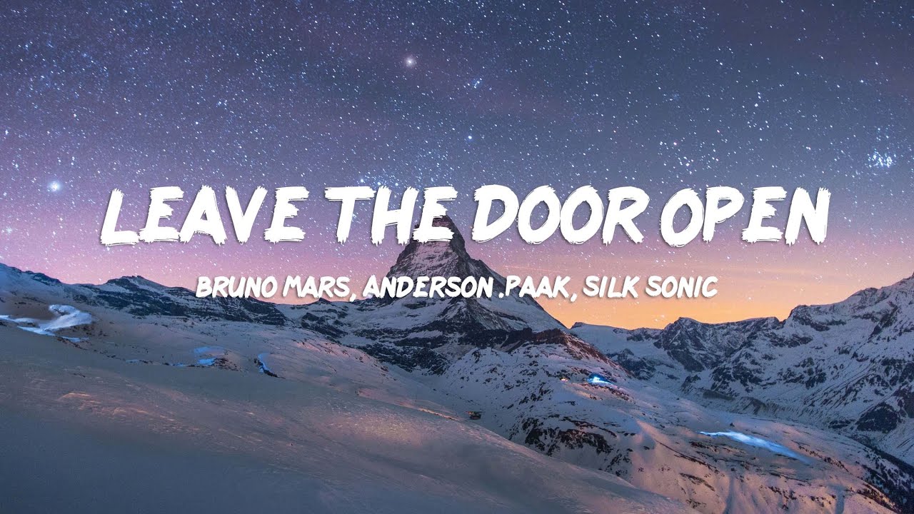 Bruno Mars Leave the Door Open ft. Anderson .Paak & Silk Sonic Lyrics