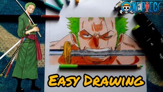 Tutorial Coloring Zoro ⚔️ ( Anime ) One Piece