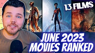 Best and Worst Movies of June 2023 RANKED (Tier List)