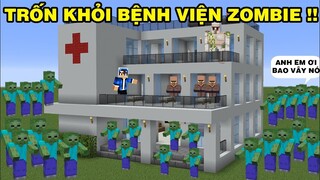 Mình Đã Chạy Thoát Khỏi Bệnh Viện Zombie | Bằng Cách Tìm Chìa Khoá | TRONG MINECRAFT PE..!!