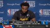 Andrew Wiggins Postgame interview: It's playoff basketball ... physicality comes with it!