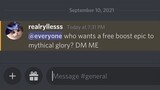 when mobile legends player wants free boost Epic to Mythical Glory