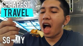 CHEAPEST TRAVEL Singapore to Malaysia Food Trip | Buhay OFW | DANVLOGS