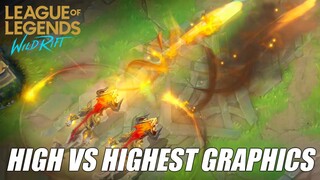 High and Highest Graphics Comparison | Wild Rift