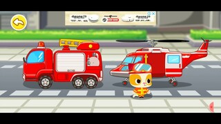 βαβy βus Brave jobs | police man fire fighter | flight attendant |chef baby bus games
