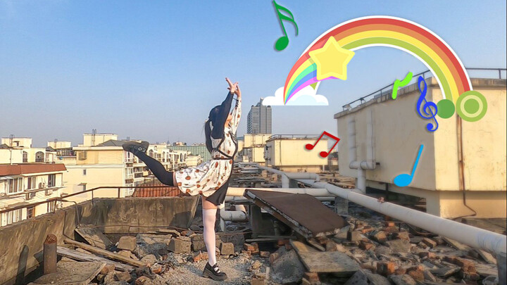 Dance Cover | Rainbow Beat | Rooftop Dancing