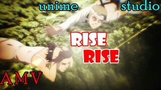 Shingeki no Kyojin「AMV」Rise - Unime Studio