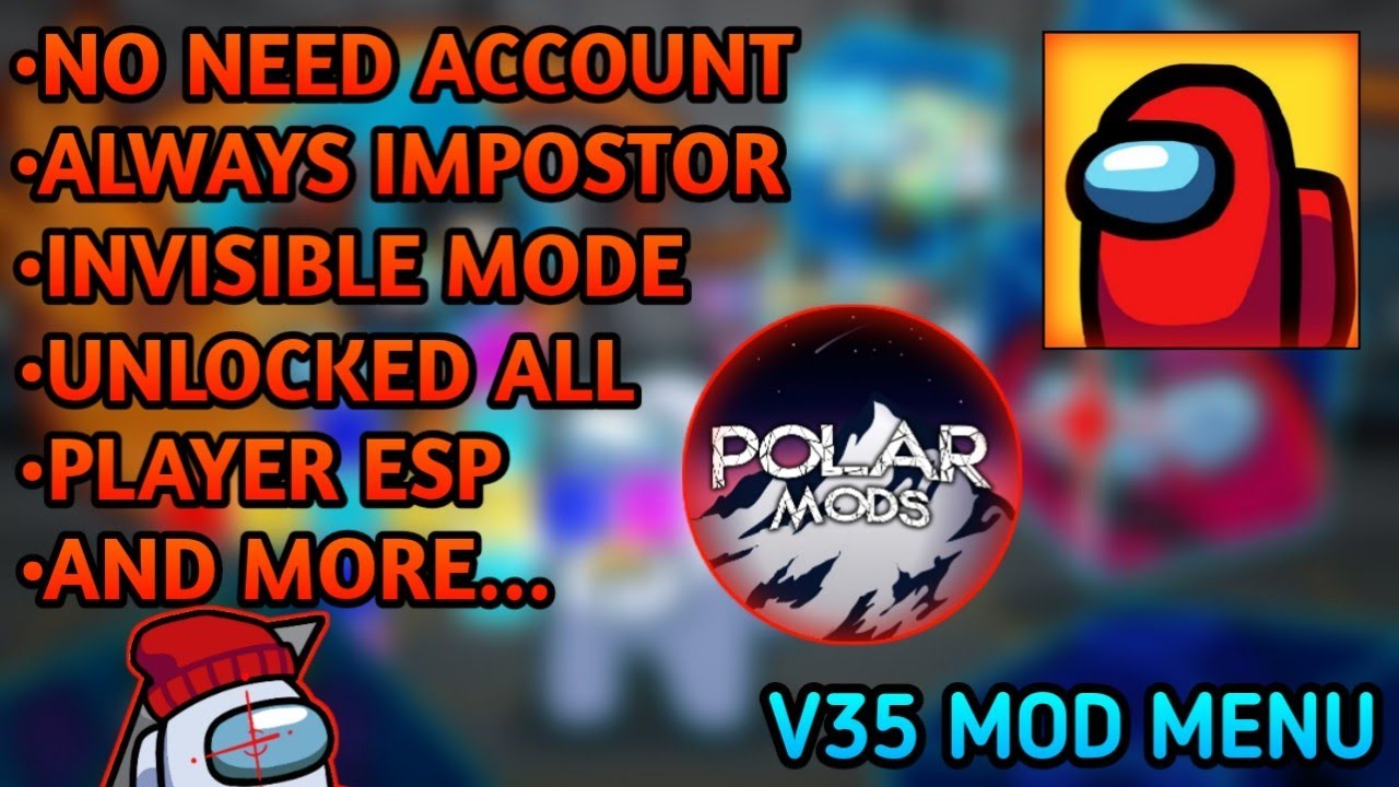 Among Us Mod Menu V2022.6.30, ✓Unlocked All, No Need Account, God Mod