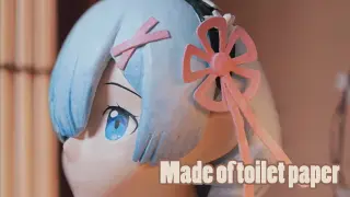 [Re0] Handcraft: Making a Rem with Toilet Paper!