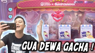 GUA EMANG PALING HOKI KALO GACHA ! KITA BORONG SEMUA SKIN HELLO KITTY COY !