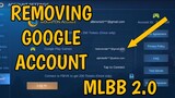 HOW TO DISCONNECT GOOGLE ACCOUNT IN MOBILE LEGENDS 2.0!!