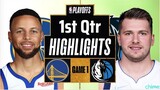 Golden State Warriors vs Dallas Mavericks game 1: 1st Qtr Highlights | May 18 | NBA 2022 Playoffs