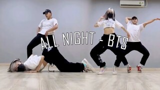 Ciin Qúa Cuốn Với Vũ Điệu Khiêu Gợi ALL NIGHT - BTS #shorts