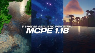 5 SHADER REALSITIC FAVORITKU YANG ADA DI MINECRAFT PE ! Kelaaaaas java dahh pokoknya...😳