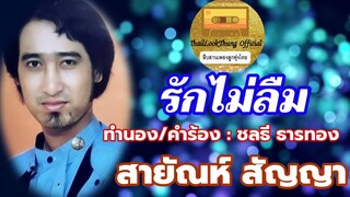 รักไม่ลืม สายัณห์ สัญญา (OFFICIAL AUDIO)