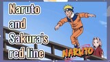 Naruto and Sakura's red line