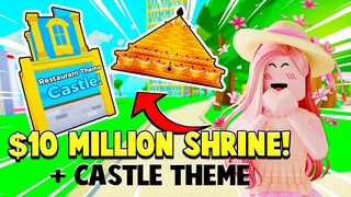 I Bought THE $10M SHRINE In My Restaurant And NEW UPDATE CASTLE THEME!