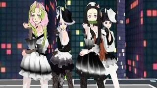 Playing With Fire-(MMD)(Demon Slayer)( Nezuko, Kanao, Shinobu and Mitsuri)[Holy Water]