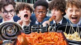 한국 분식을 처음 먹어본 영국 고등학생들의 반응?!