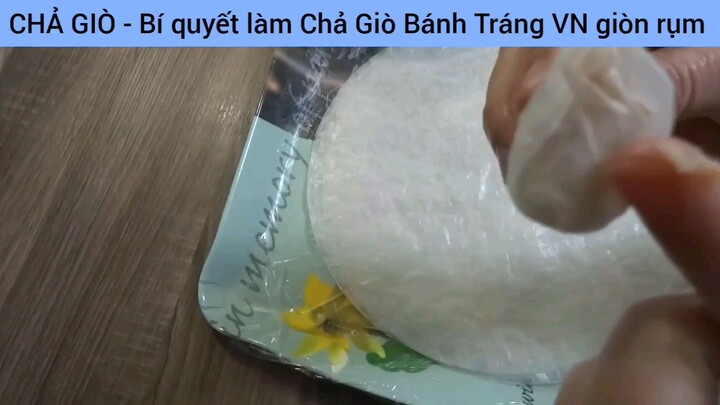 Bí quyết chả giò bánh tráng Vn