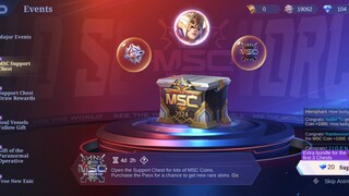 5x draw MCS Support Chest. Let's test our luck