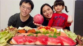 มาแบบลูกครึ่ง ซูชิคำโตๆ ตำหัวไชเท้าแบบเผ็ดตายคืน | แม่ชบาพาแซ่บบ