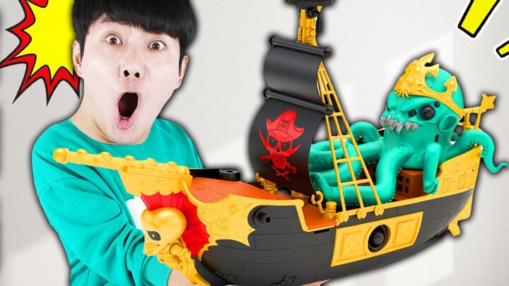 Luxury treasure pirate ship blind box, Kun Kun will take you to unlock different ways to break throu