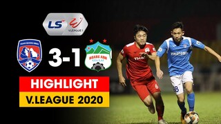 Highlights Quảng Ninh - HAGL | HAGL đá cho vui khi đã chắc xuất chơi ở mùa giải năm sau