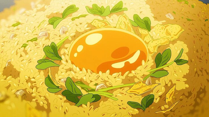 anime memasak nasi goreng dan telur ♨️