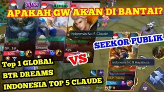 Top Hayabusa Indonesia Vs Top 1 Global ft BTR ft Indonesia 5 claude