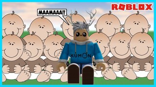 Ketika 100 BAYI Berkumpul! Begini Jadi Nya - Roblox Indonesia