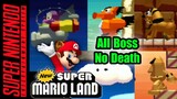 New Super Mario Land - All Boss No Death (SNES)